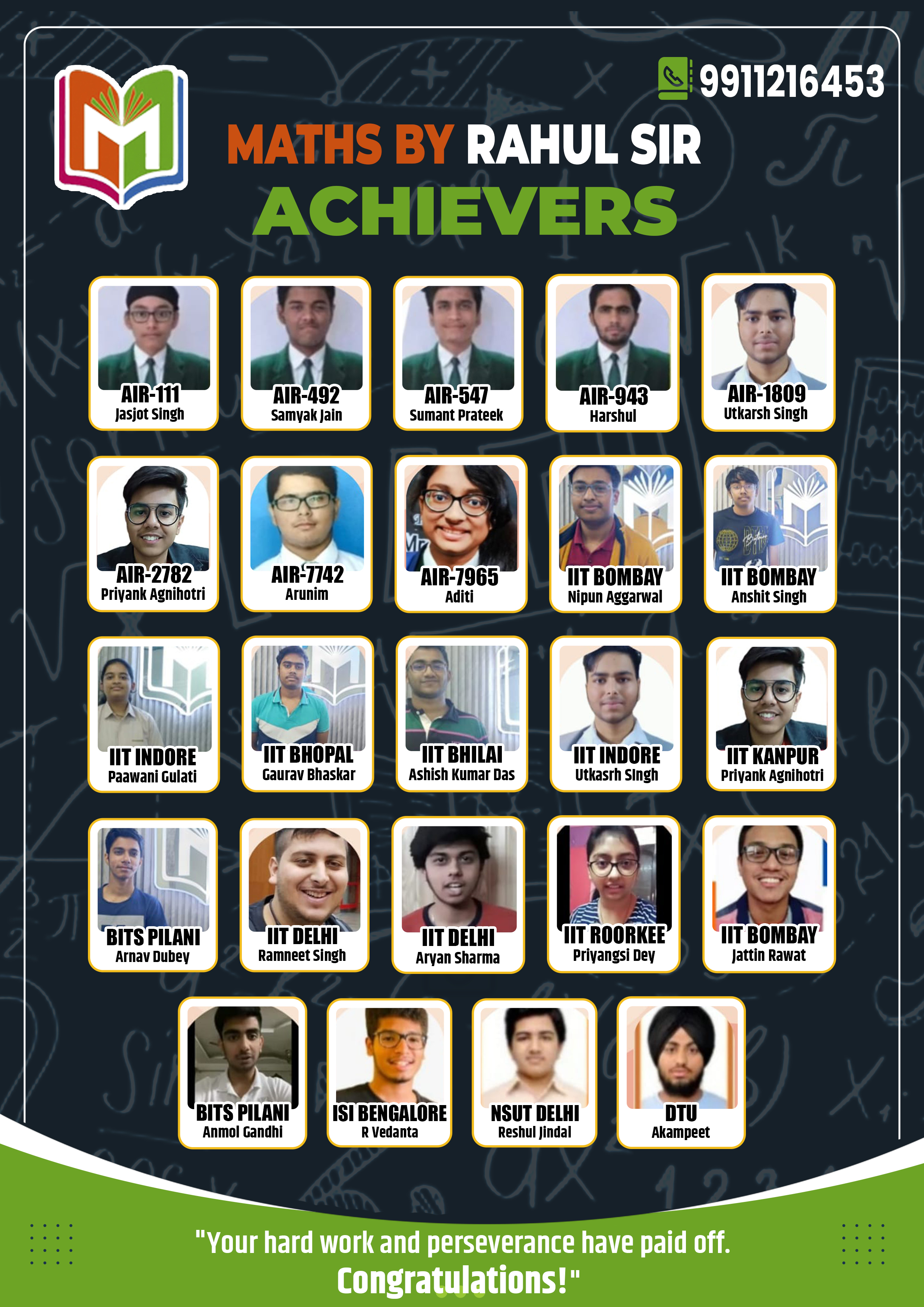 Crack IIT JEE with the Best  Maths coaching in Faridabad